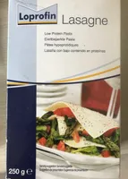 Lasagne hypoprotidiques