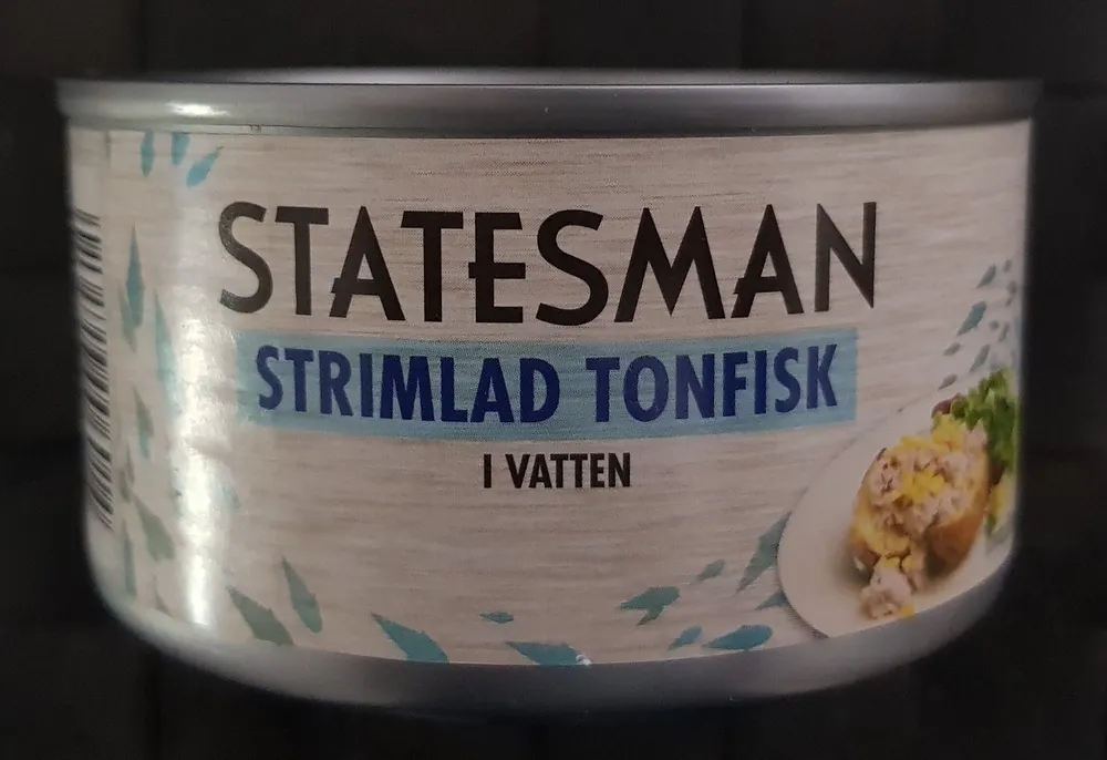 Strimlad tonfisk i vatten