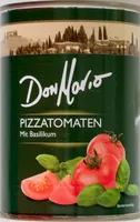Pizzatomaten mit Basilikum