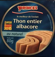 Thon Entier Albacore au Naturel
