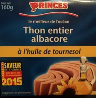 160G Thon Huile Tournesol 1 / 5 Princes Foods