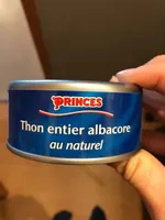 Thon entier albacore au naturel Princes