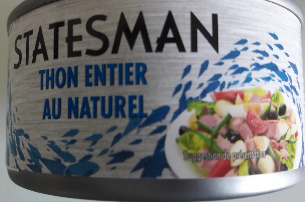 Thon entier au naturel