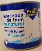 Morceaux  de  thon au naturel