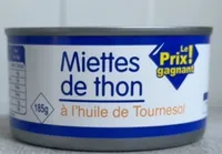 Miettes de thon à l’huile de tournesol