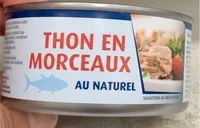Thon en morceaux au naturel 130 g