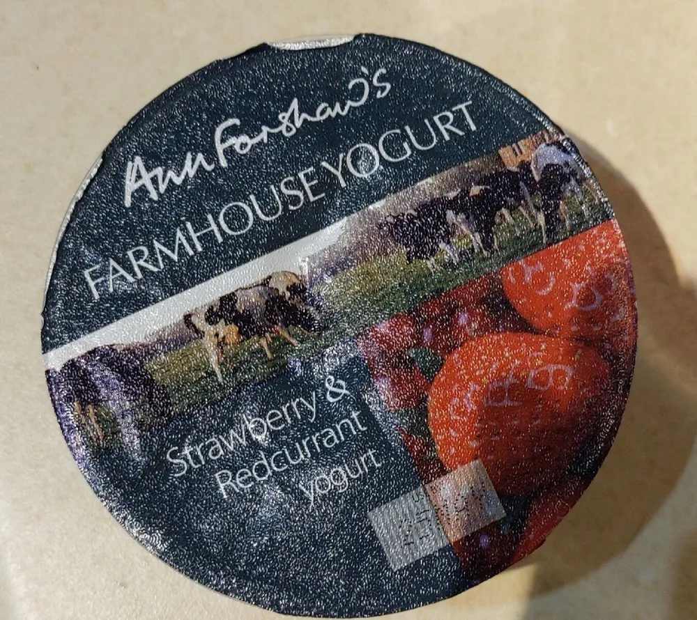 Strawberry & Redcurrant yogurt
