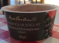 yaourt aux myrtilles et fruit de la passion