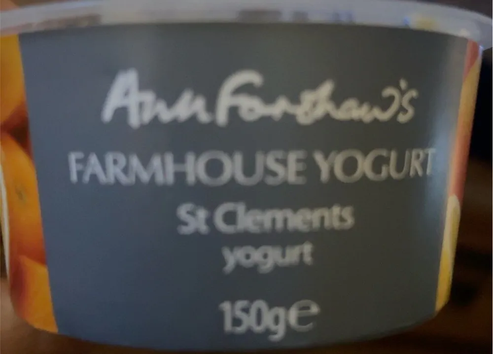 St Clements Yoghurt