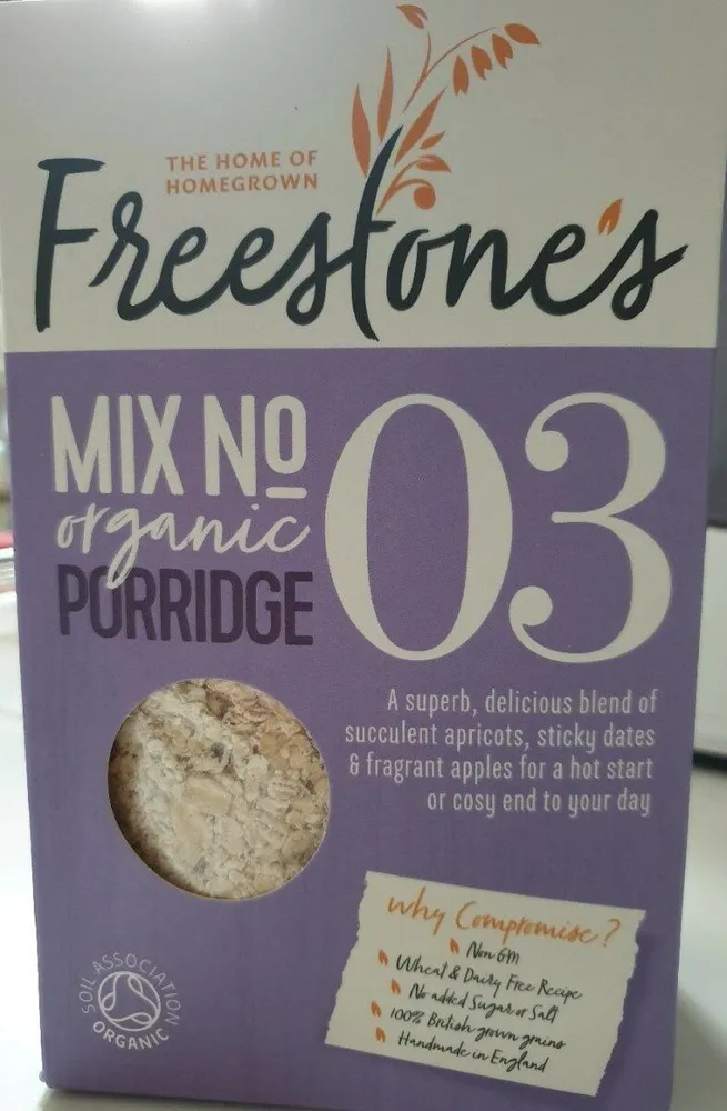 Freestone's Organic Porridge