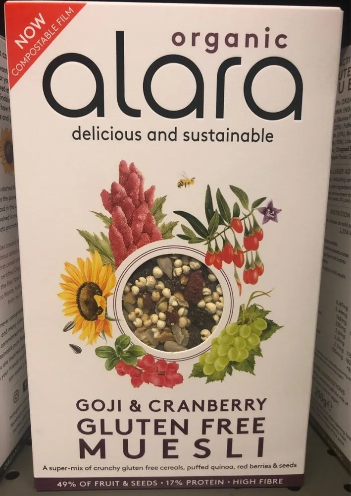 Gogi & Cranberry gluten free muesli