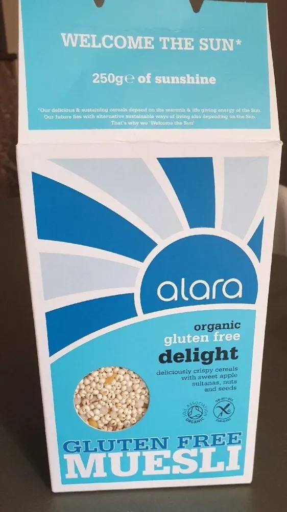 Crispy cereals gluten free