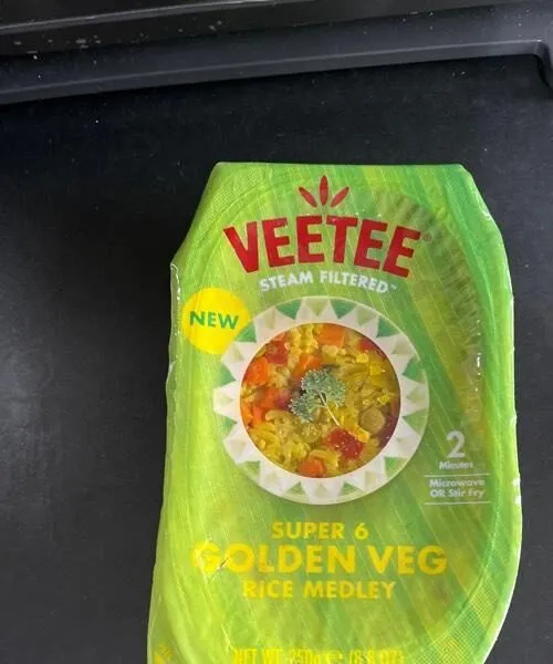 Golden veg rice medley