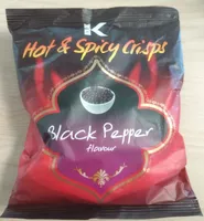 Hot & Spicy Crisps Black Pepper flavour