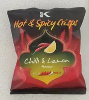 Hot & spicy crisps - chilli & lemon