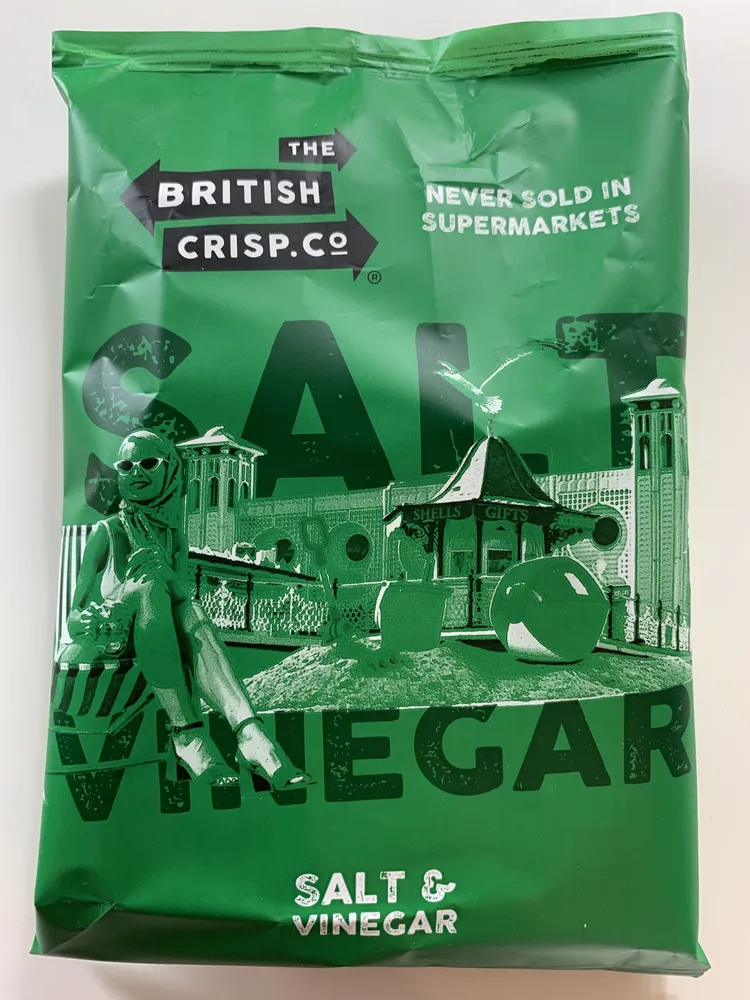 sea salt and vinegar handcooked crisps