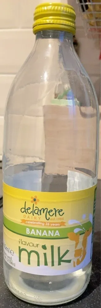 delamere BANANA flavoured MILK ewel Source of Prot