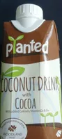 Coconut drink with cocoa