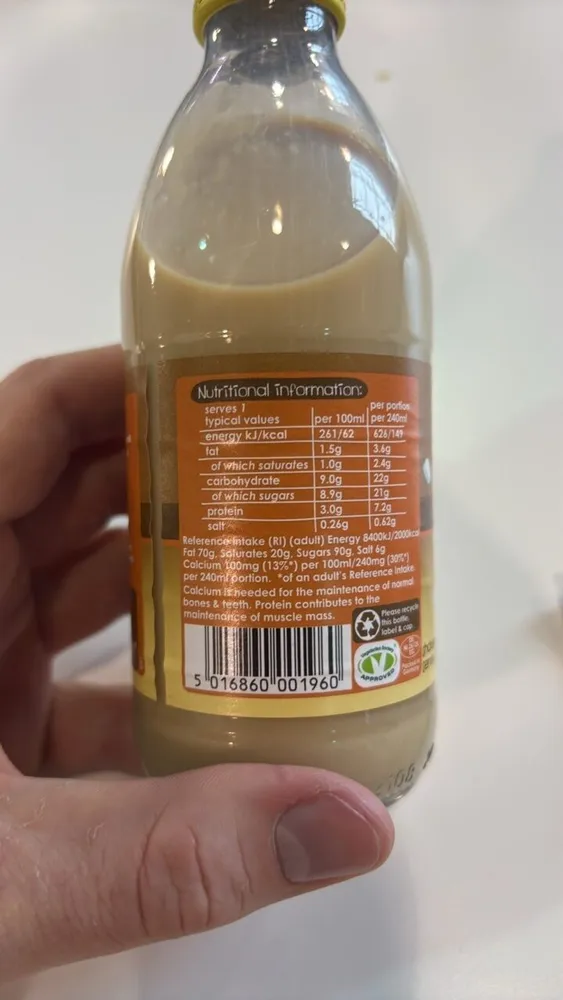 salted caramel milk