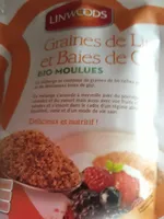 Graines de lin et baies de Goji moulues