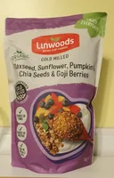 Milled organic premium flax, sunflower, pumpkin & sesame seeds