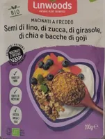 Semi di lino, zucca, girasole, chia e bacche di goji