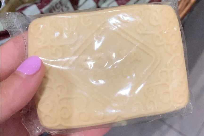 Giant custard cream sandwich
