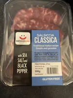 Sea salt and black pepper sausage