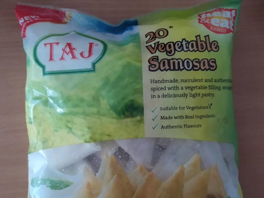 Vegetable samosas