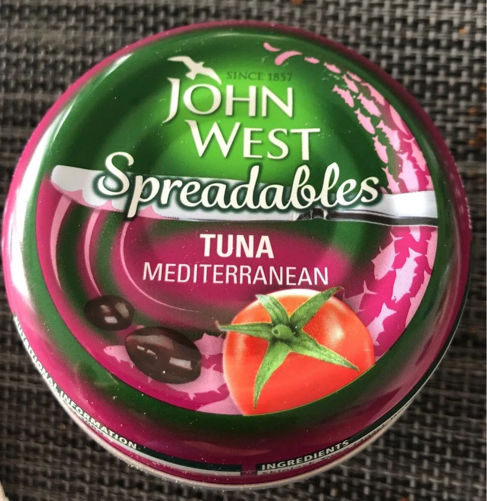 Spreadables tuna mediterranean