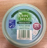 Tuna steak spring water