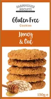 Cookies crujientes con miel y avena sin gluten