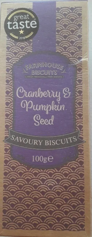 Cranberry & Pumpkin Seed Biscuits