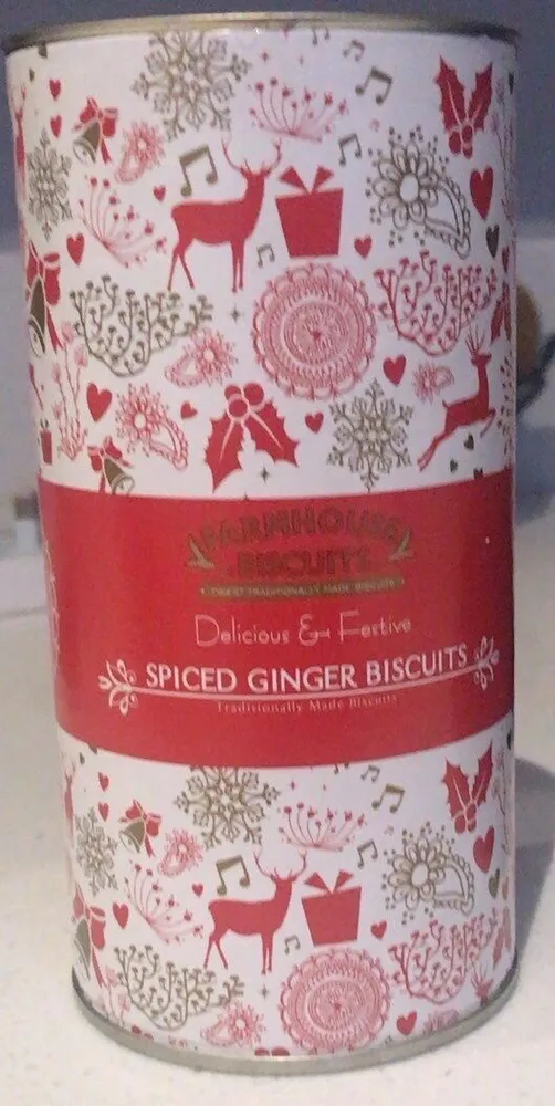 Spiced ginger biscuits