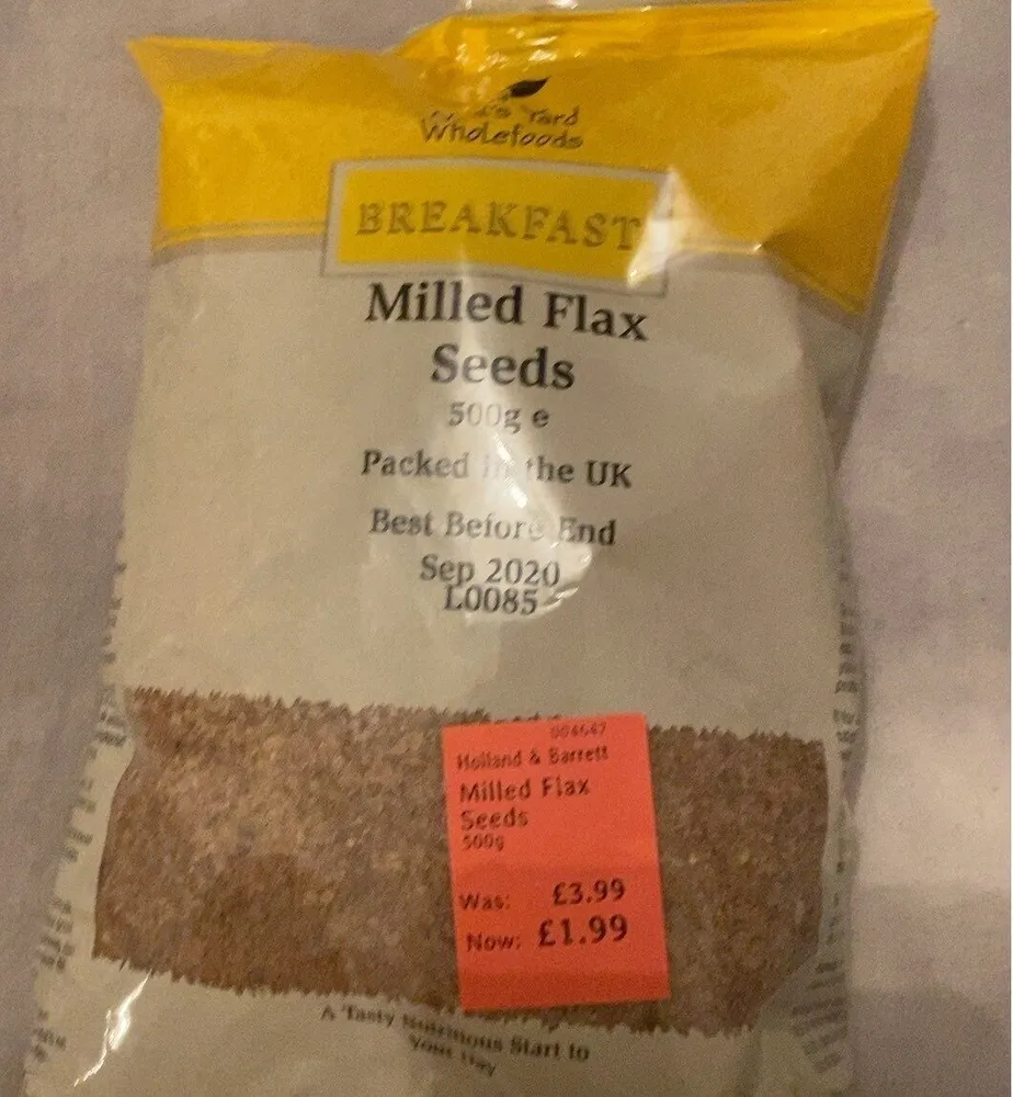 Milled flax seeds