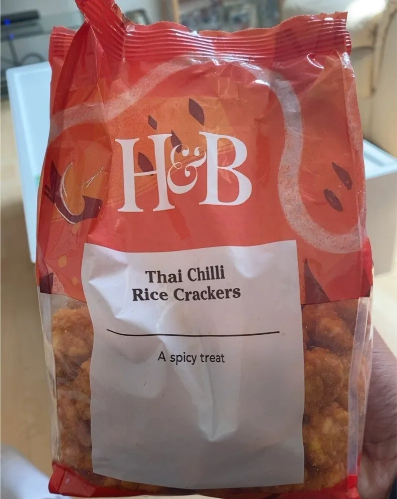 Thai chilli rice crackers