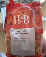 Thai chilli rice crackers