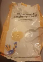 strawberry and raspberry muesli