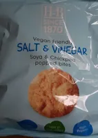 Salt and vinegar soya chickpea popped bites
