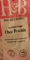 No added sugar choc peanuts