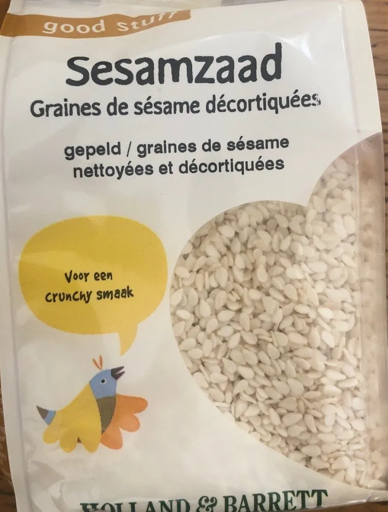 Graine de sesame decortiquees