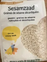 Graine de sesame decortiquees