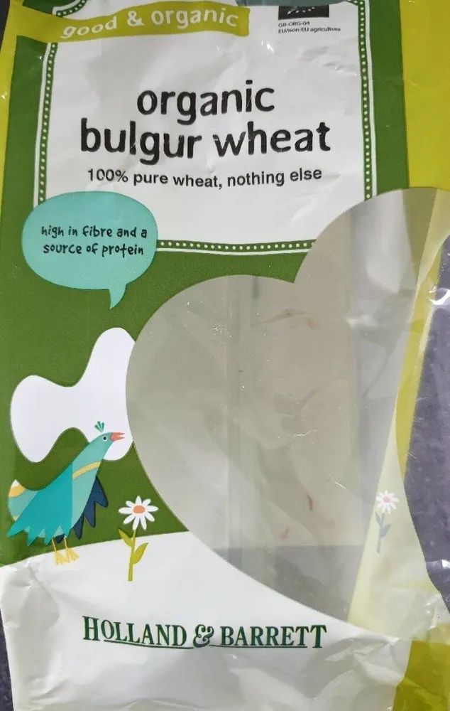 Organic bulgar wheat