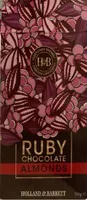 Ruby chocolate almonds