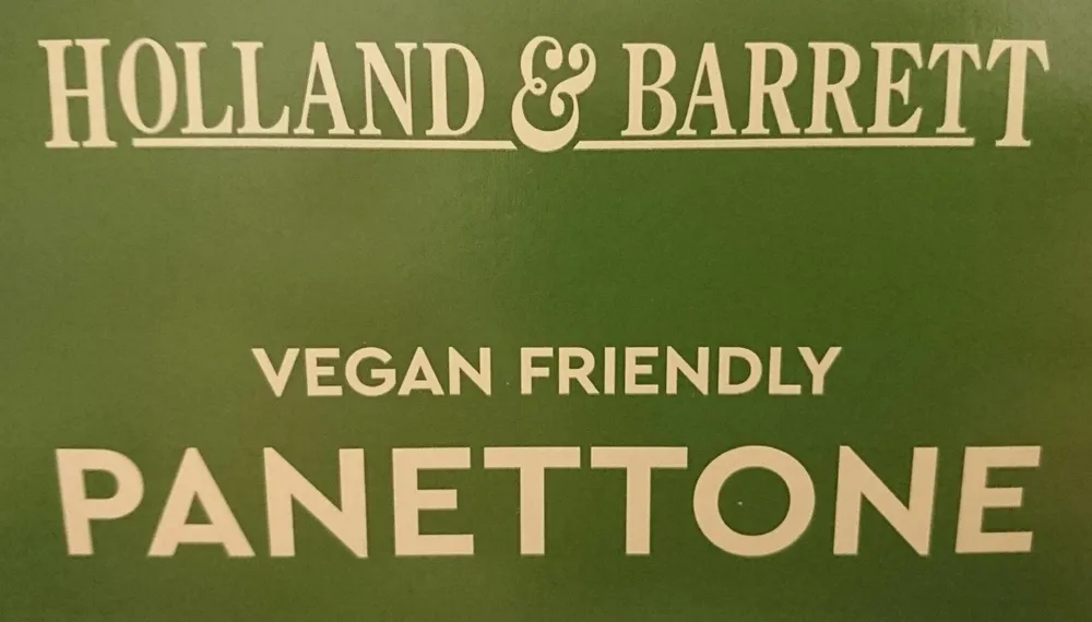 Vegan Friendly Panettone