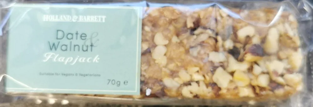 Date & Walnut Flapjack