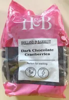Dark chocolate Cranberries