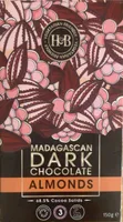 Madagascan dark chocolate almonds