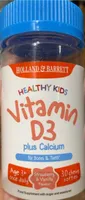 Healthy kids vitamin D3 plus calcium