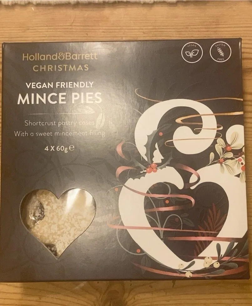 Vegan friendly mince pies